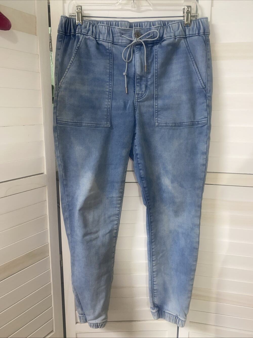 American Eagle Cozy Next Level Stretch, Denim Joggers Women’s Size 12 Large